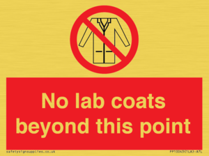 No lab coats beyond this point